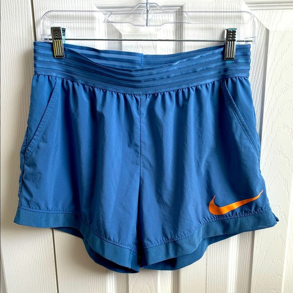 Nike Women’s Running Shorts Medium Blue Athletic Activewear